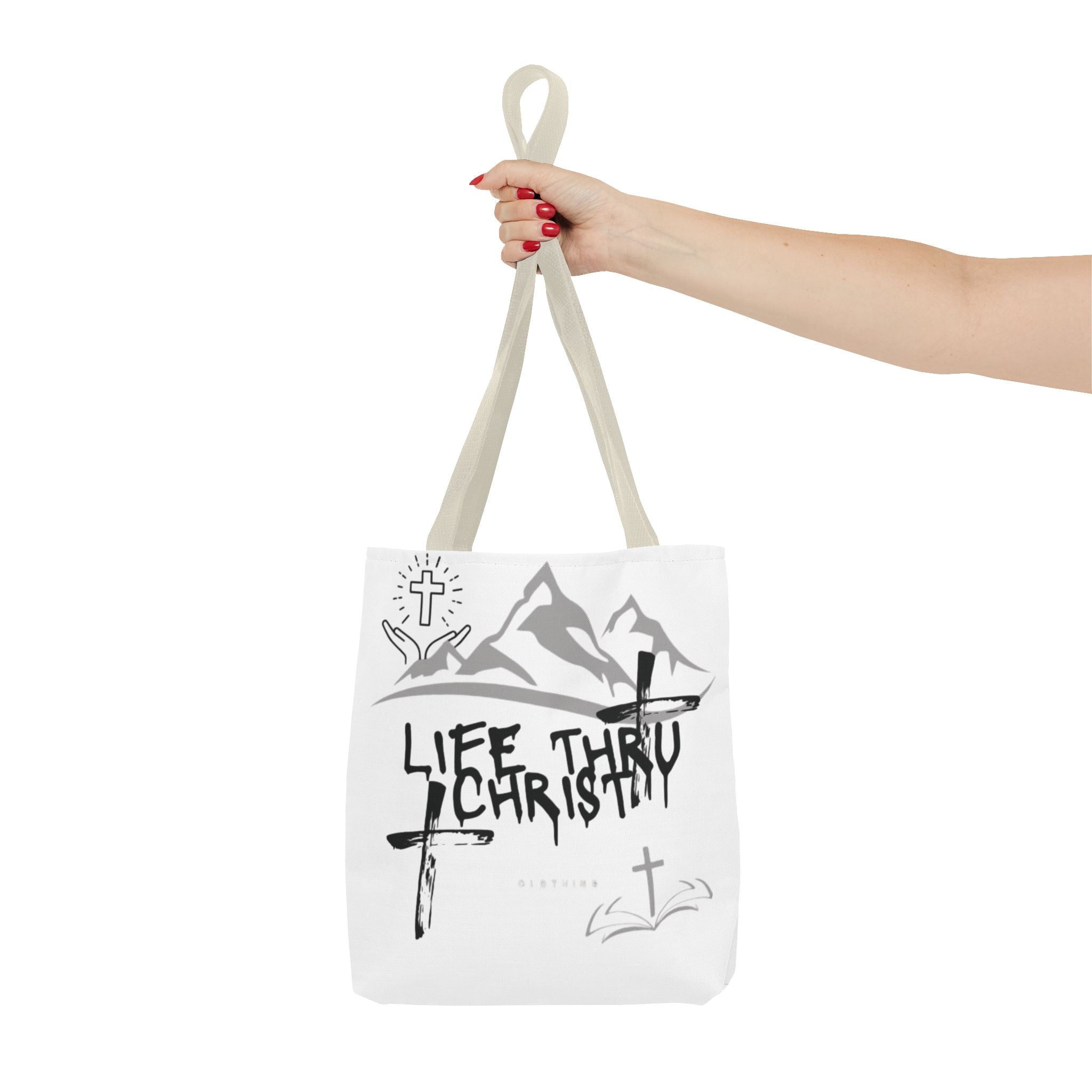 Life Thru Christ Tote Bag