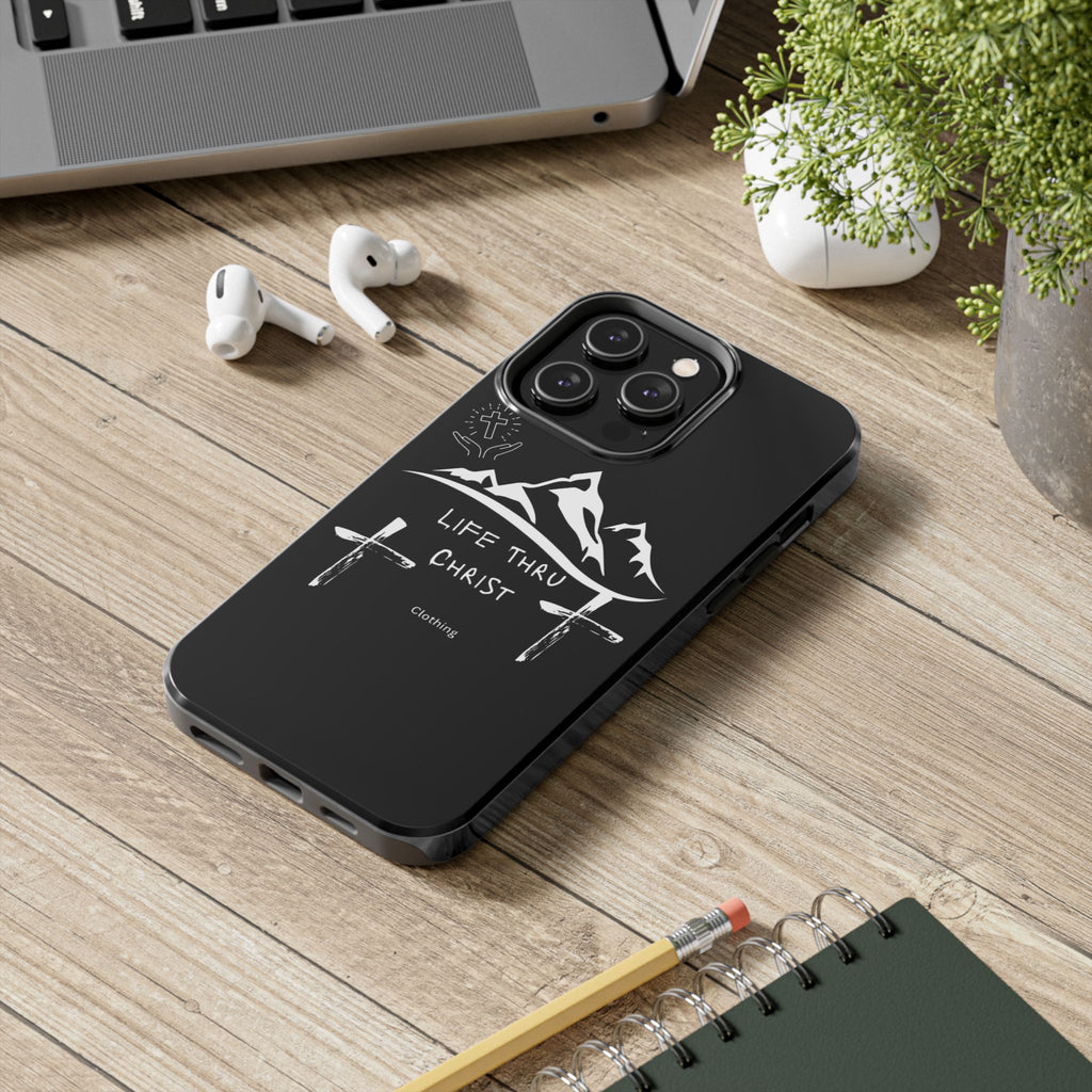 Life Thru Christ Black Phone Case