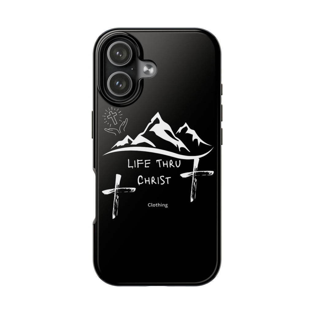 Life Thru Christ Black Phone Case