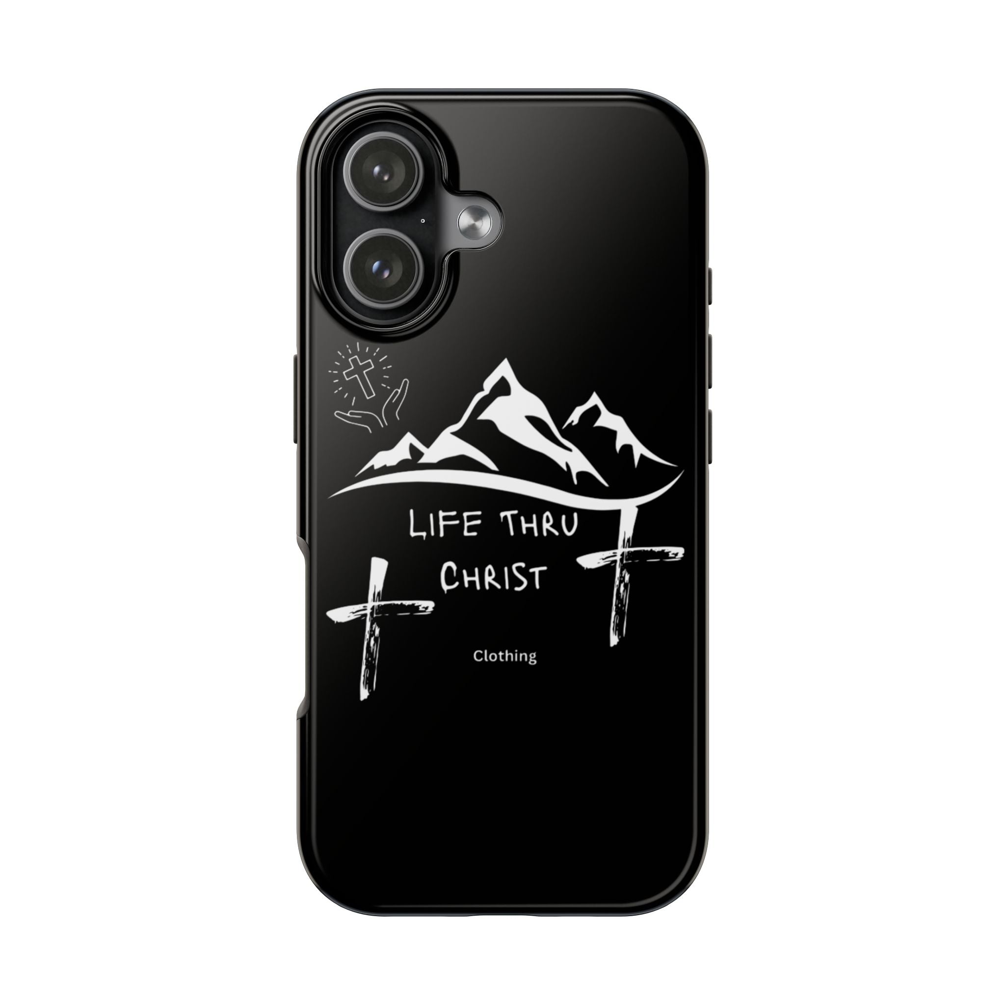 Life Thru Christ Black Phone Case