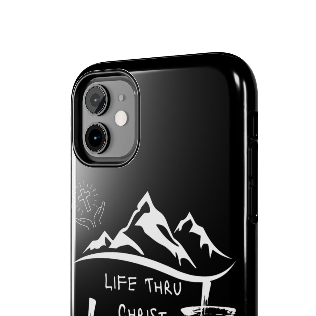 Life Thru Christ Black Phone Case