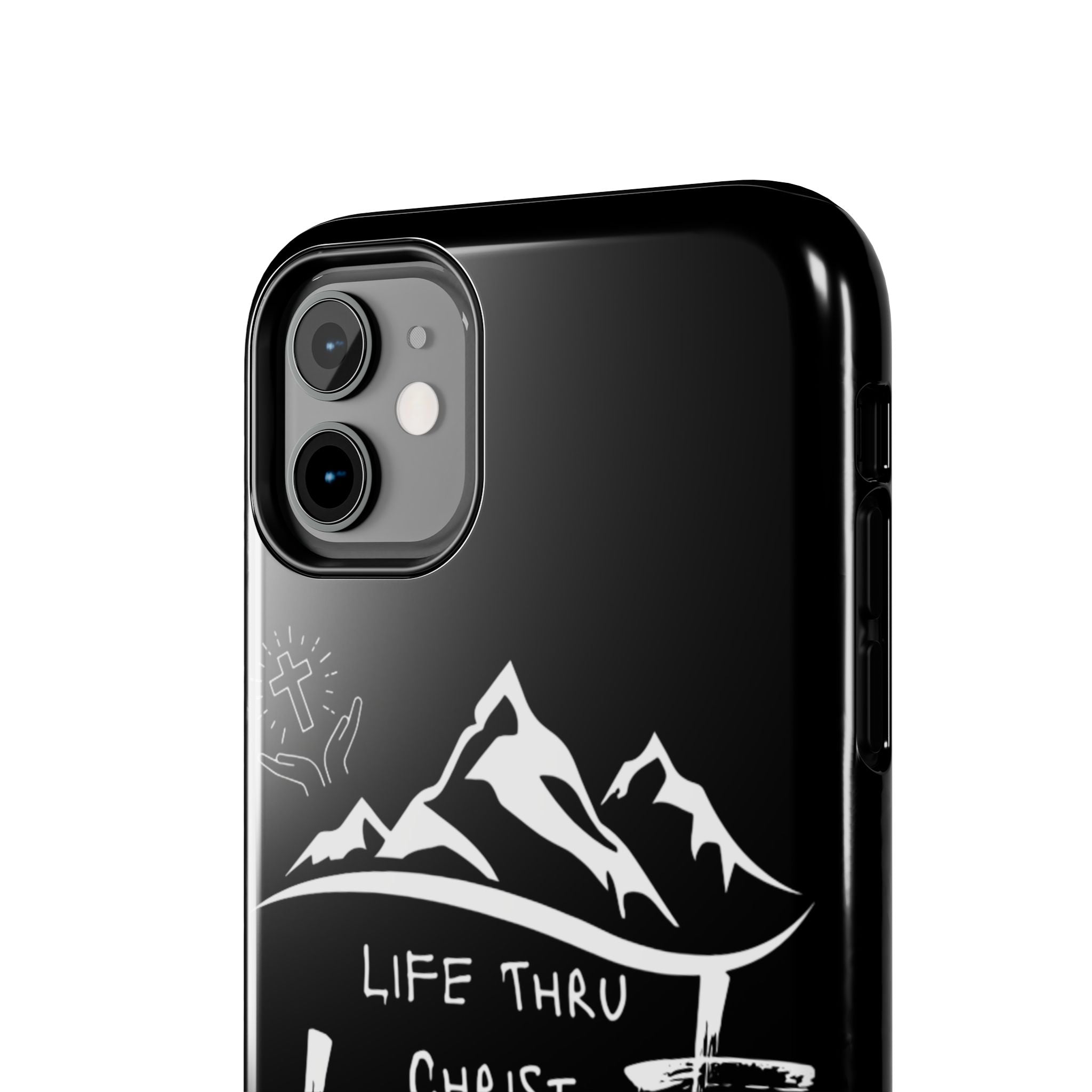 Life Thru Christ Black Phone Case