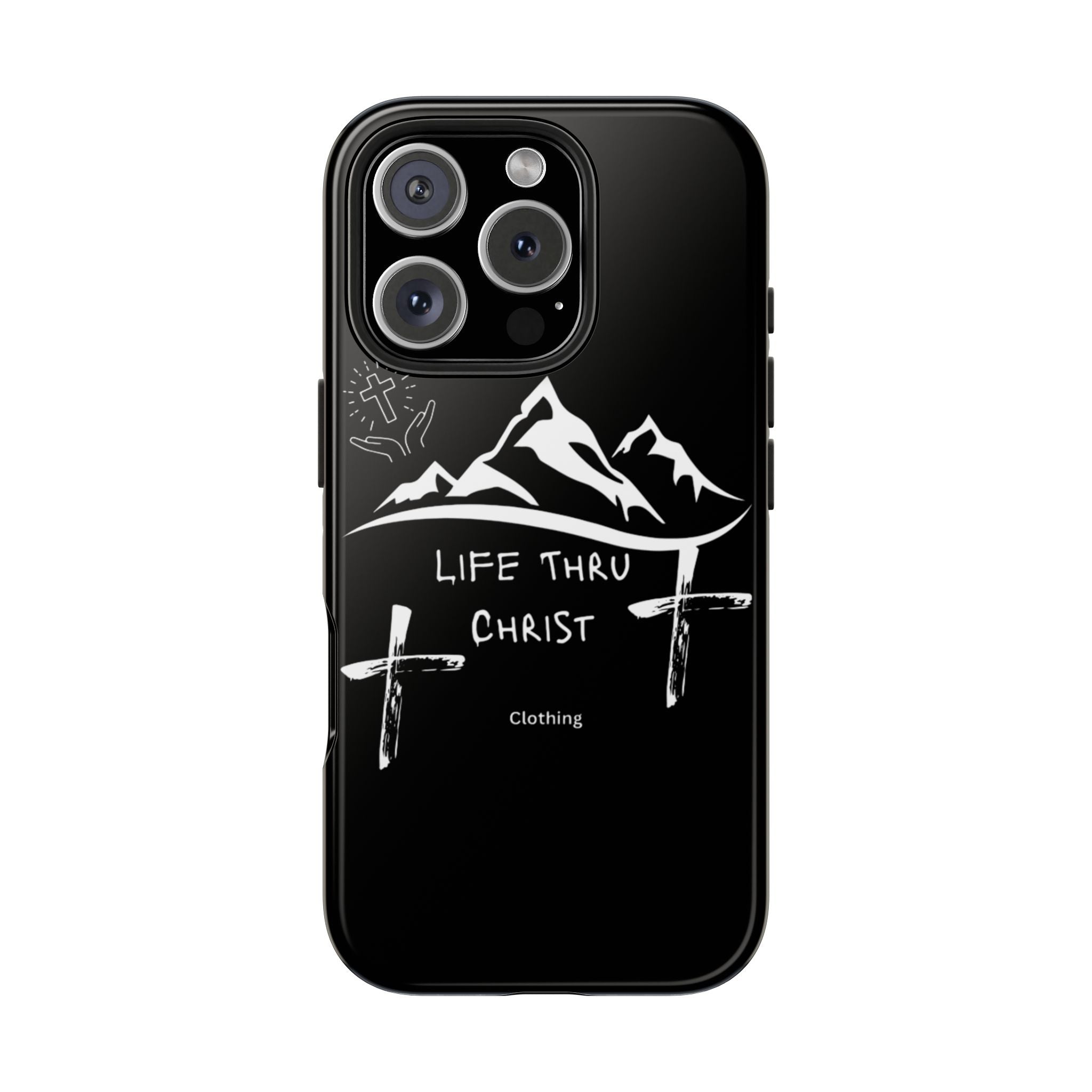 Life Thru Christ Black Phone Case