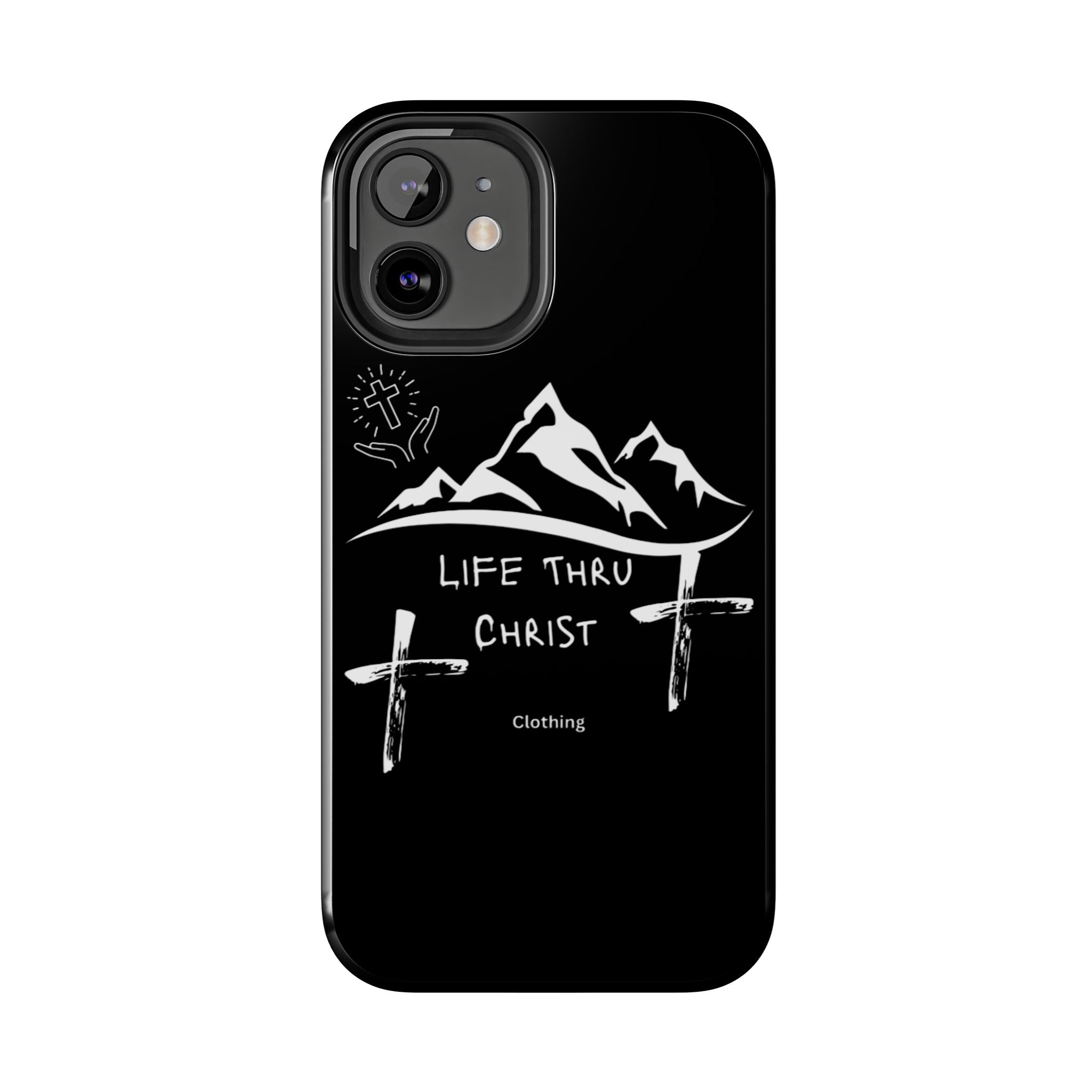 Life Thru Christ Black Phone Case