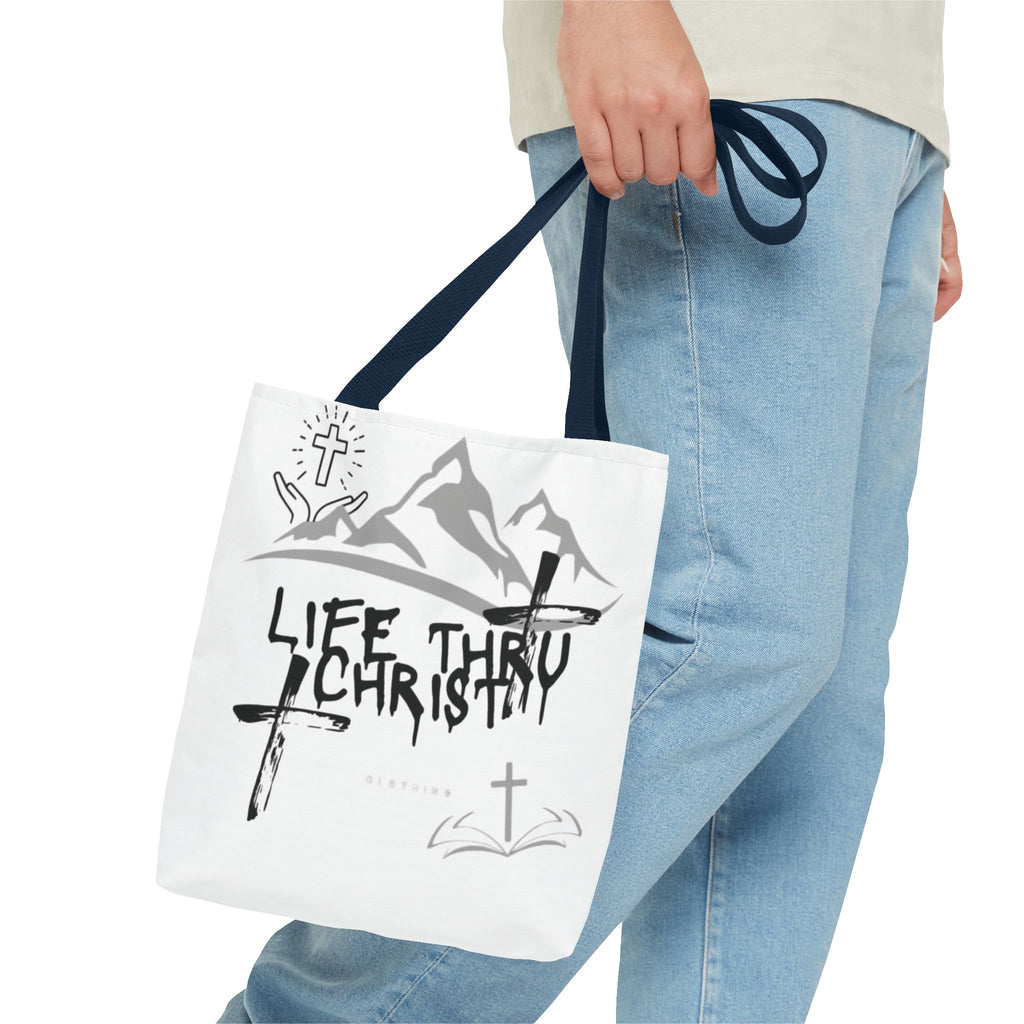 Life Thru Christ Tote Bag