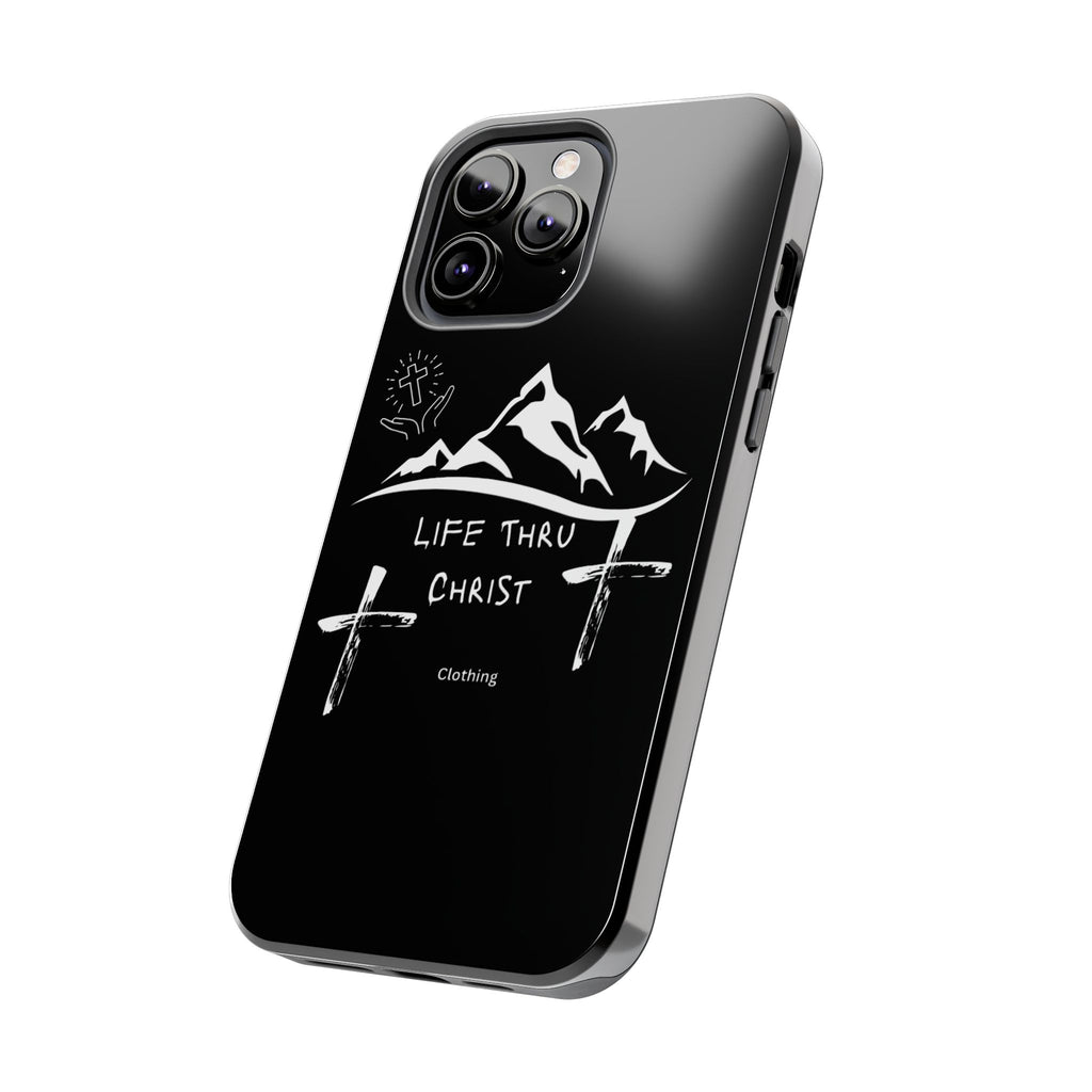 Life Thru Christ Black Phone Case