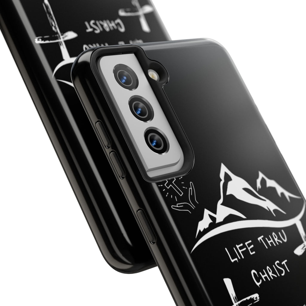 Life Thru Christ Black Phone Case