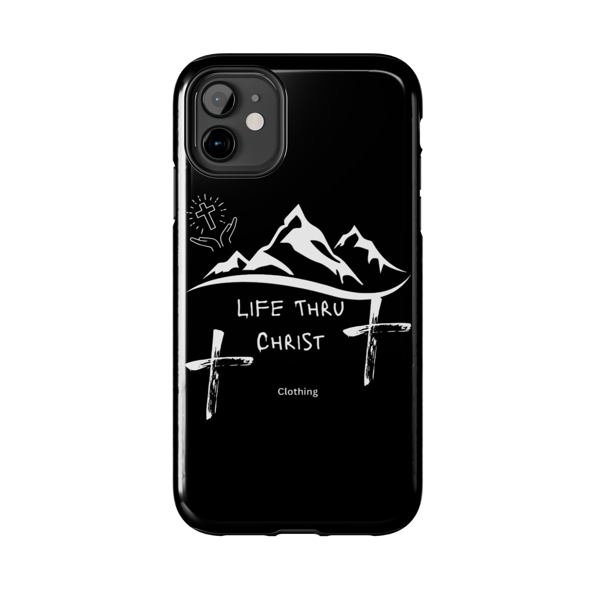 Life Thru Christ Black Phone Case