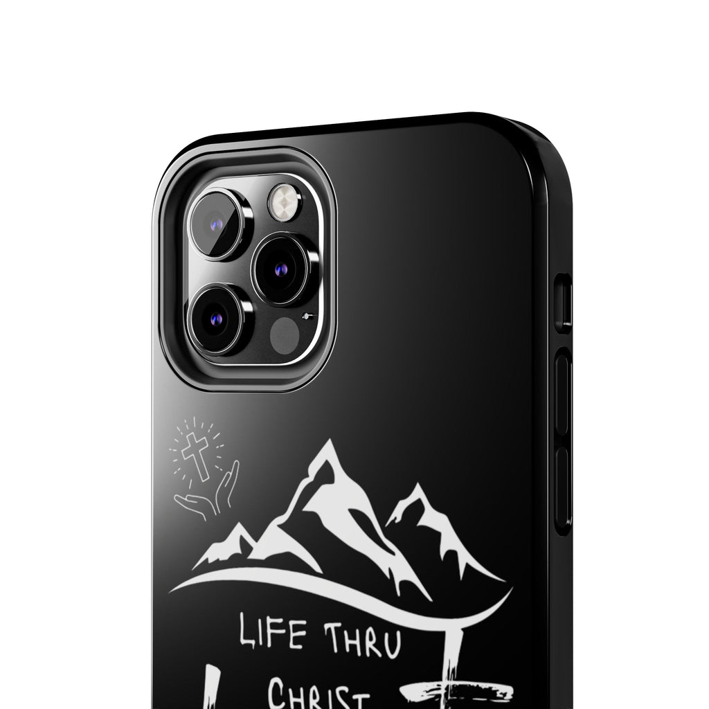 Life Thru Christ Black Phone Case