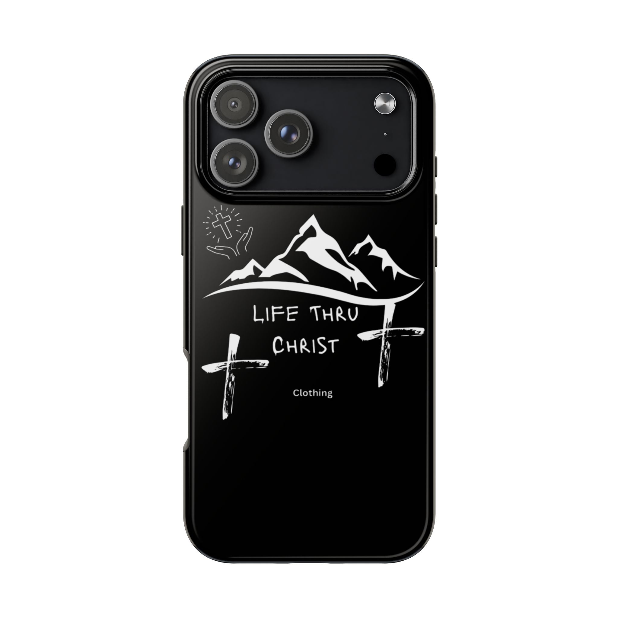 Life Thru Christ Black Phone Case