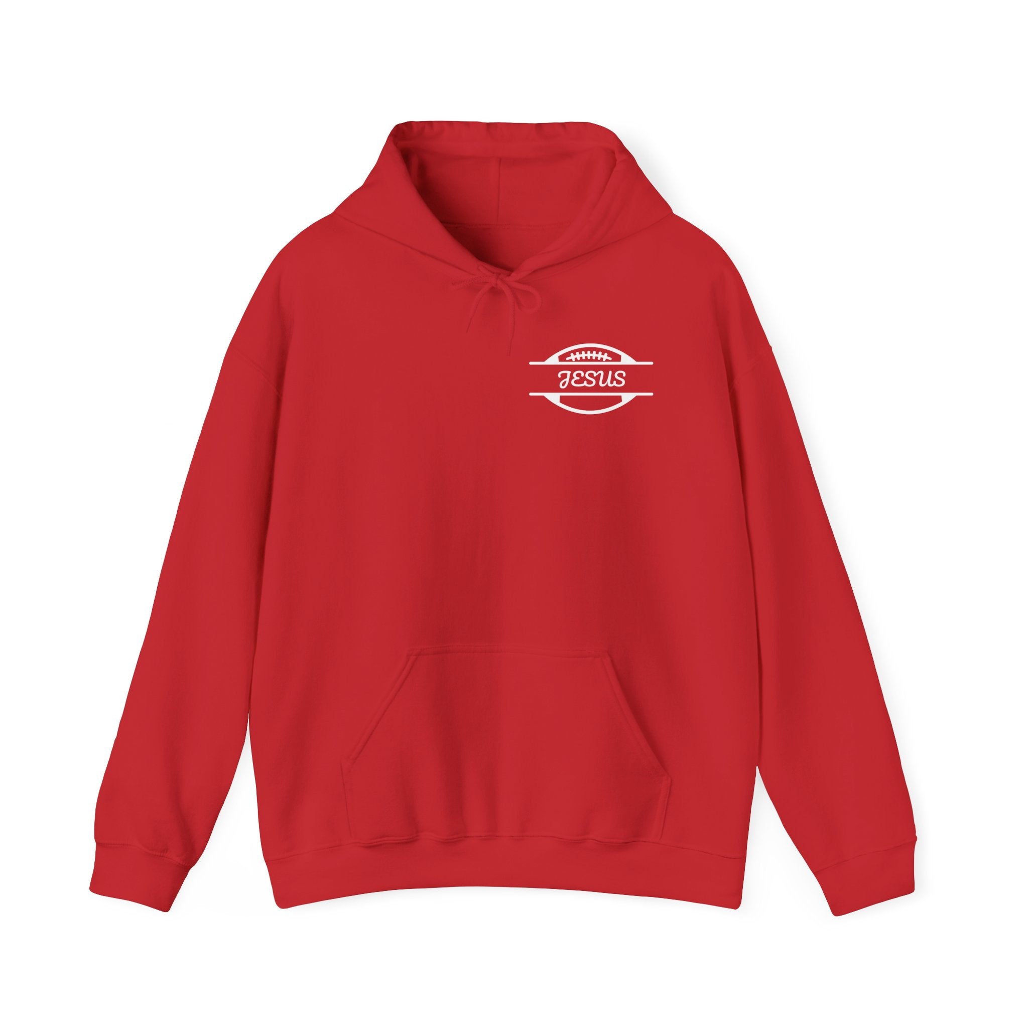Life Thru Christ Philippians 4:13 Football Hoodie