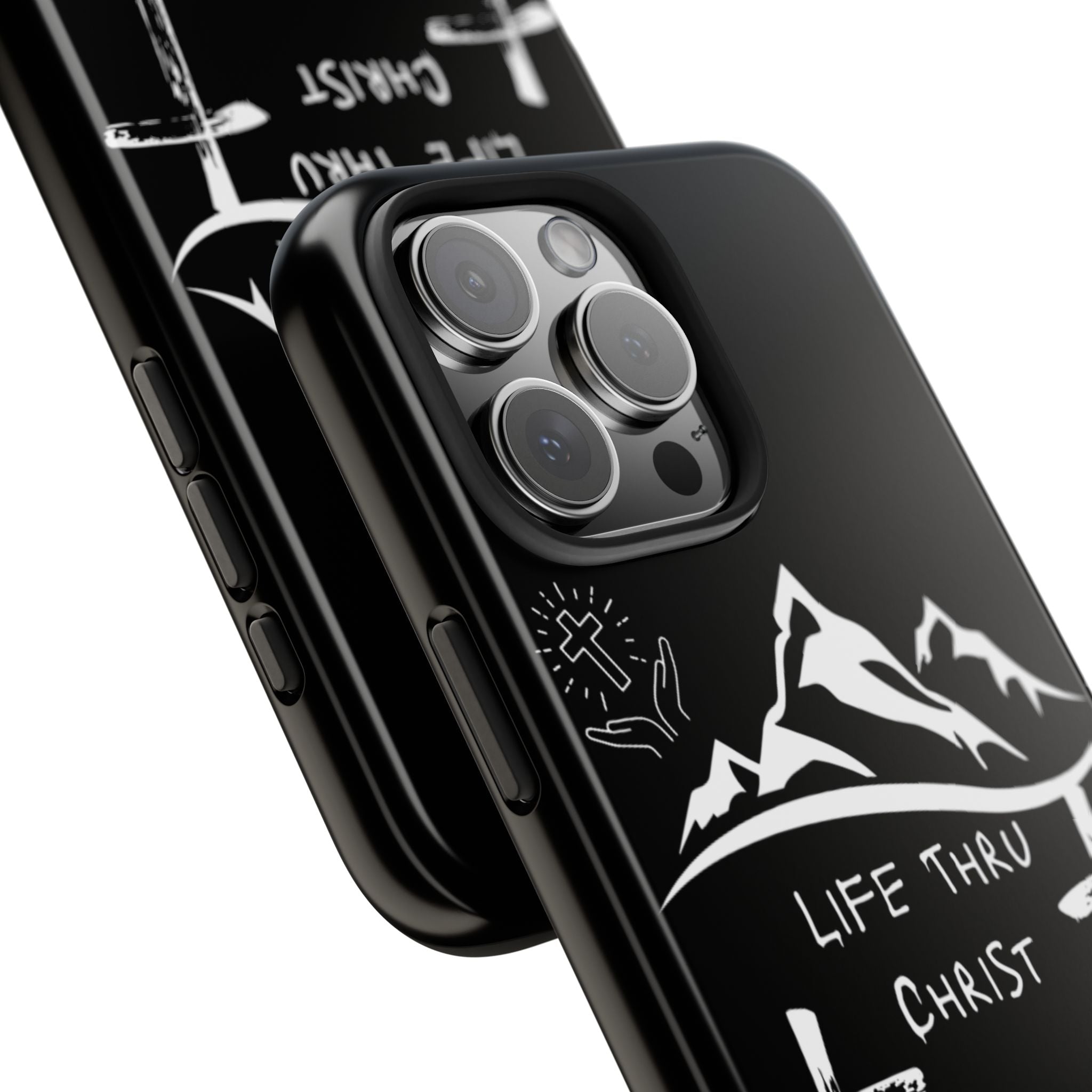 Life Thru Christ Black Phone Case