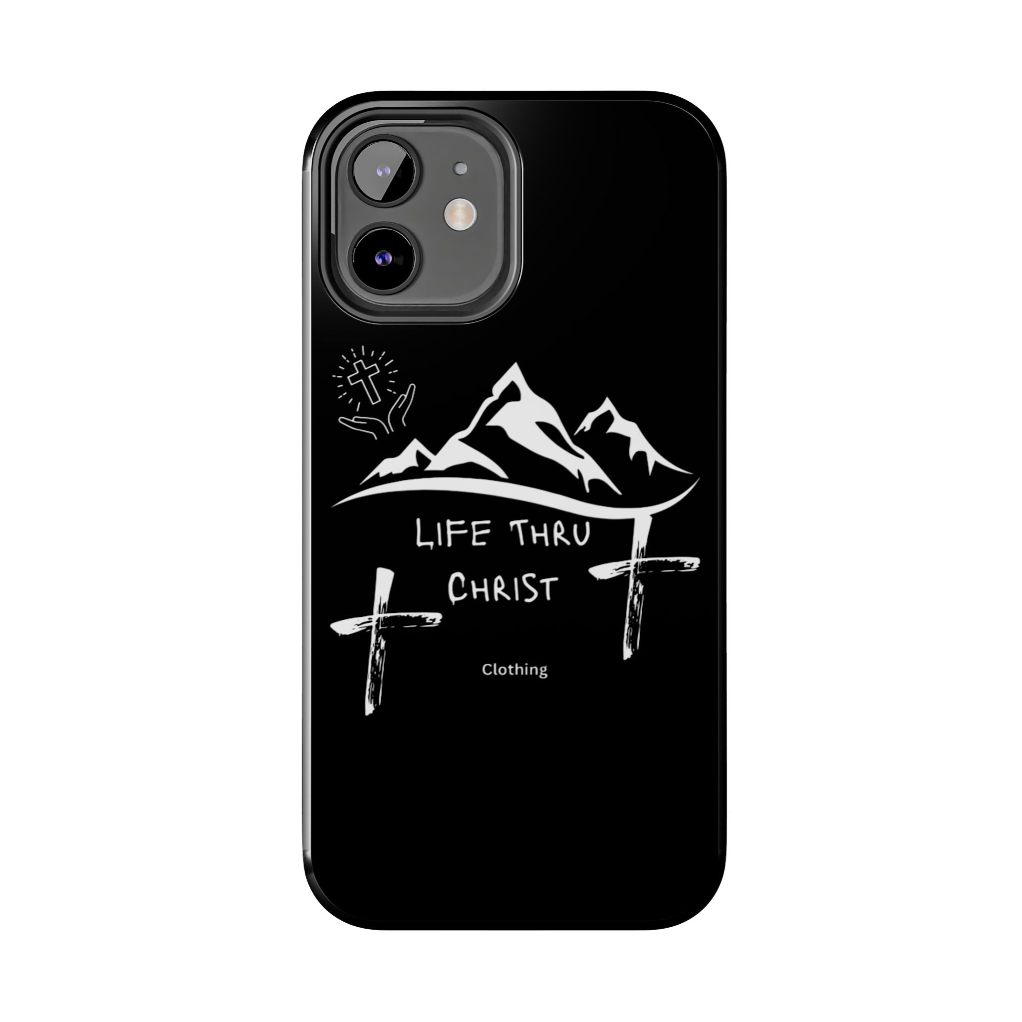 Life Thru Christ Black Phone Case
