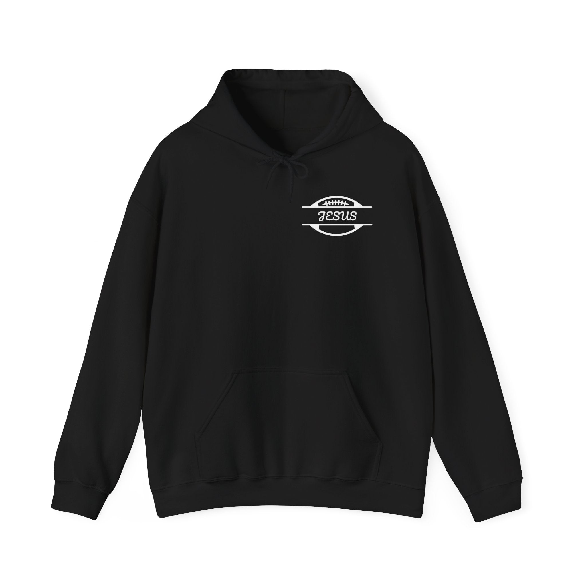 Life Thru Christ Philippians 4:13 Football Hoodie