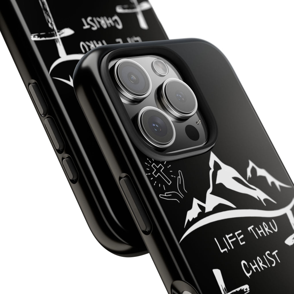 Life Thru Christ Black Phone Case