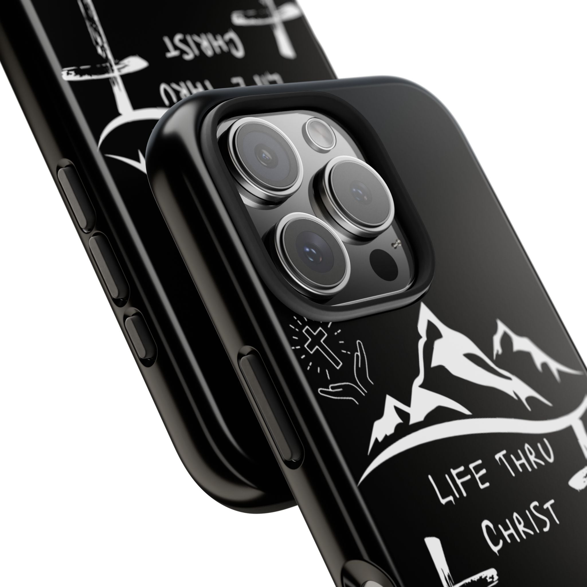 Life Thru Christ Black Phone Case