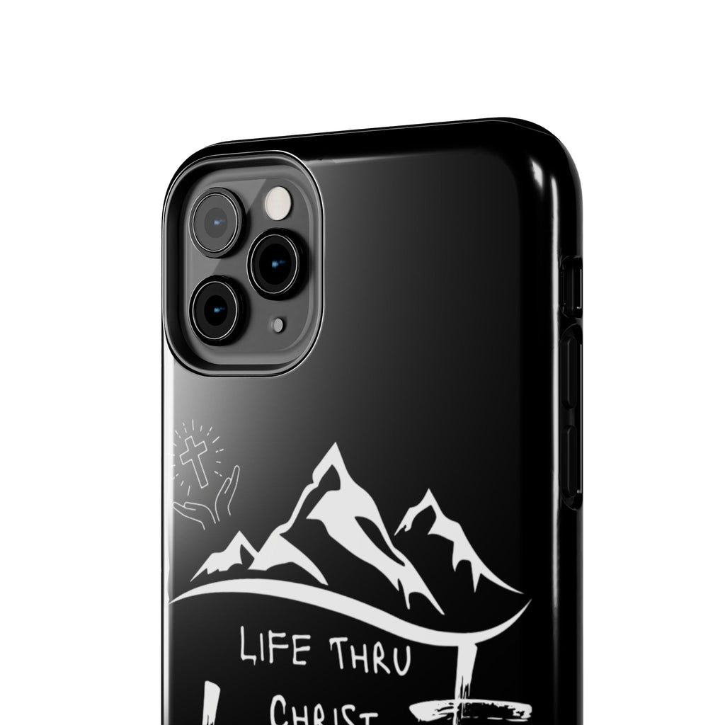 Life Thru Christ Black Phone Case