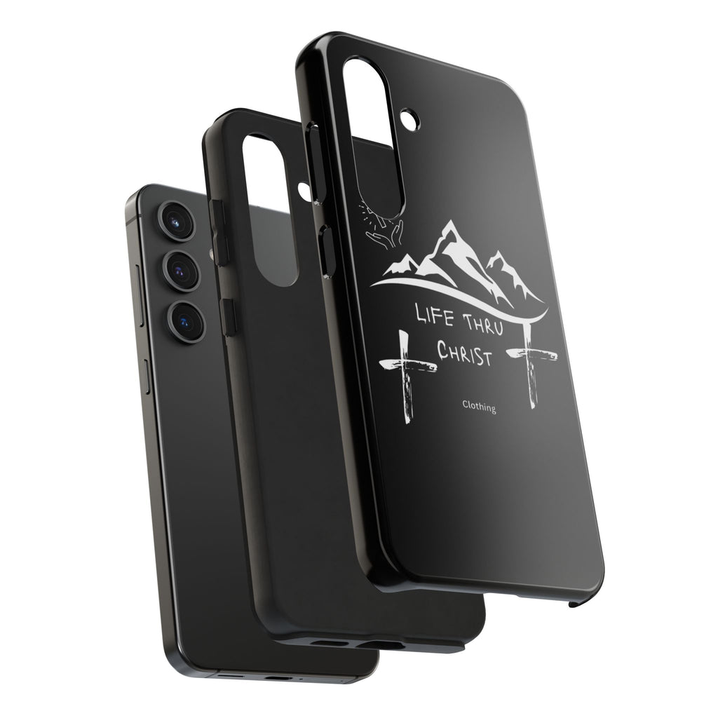 Life Thru Christ Black Phone Case