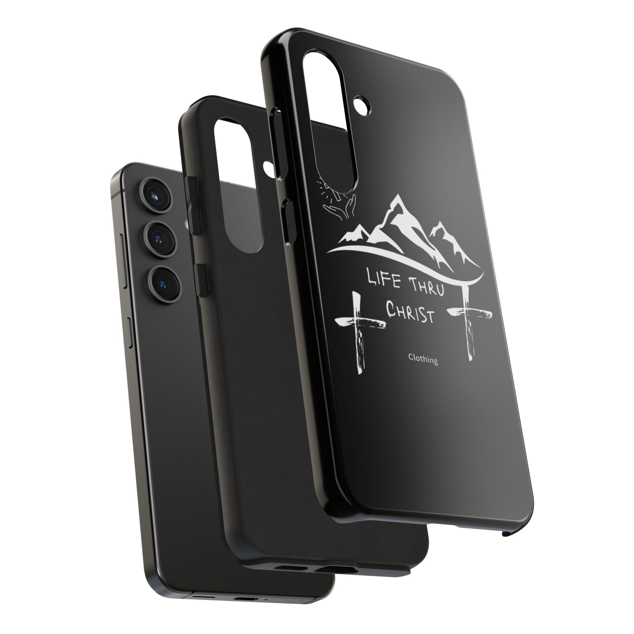 Life Thru Christ Black Phone Case