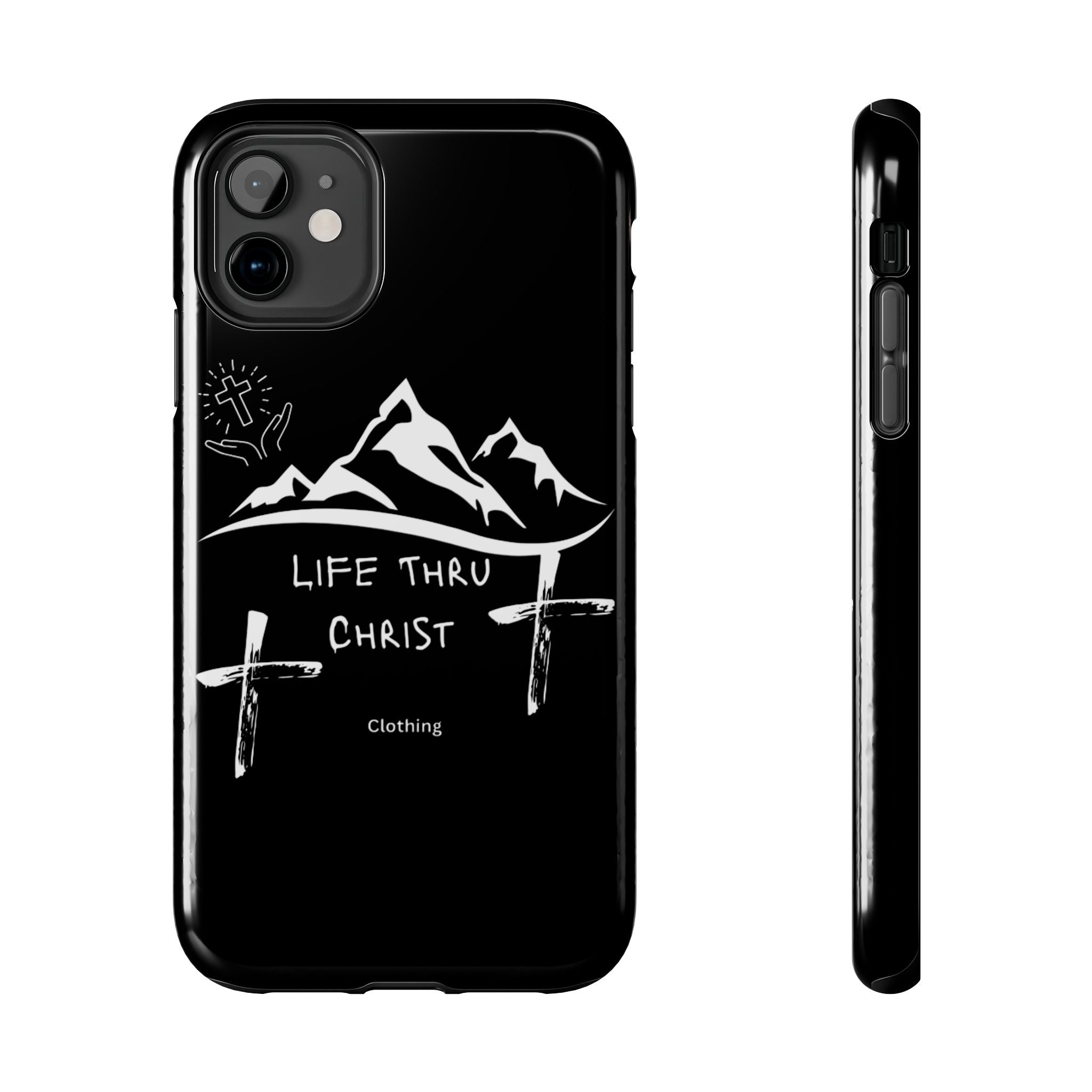 Life Thru Christ Black Phone Case