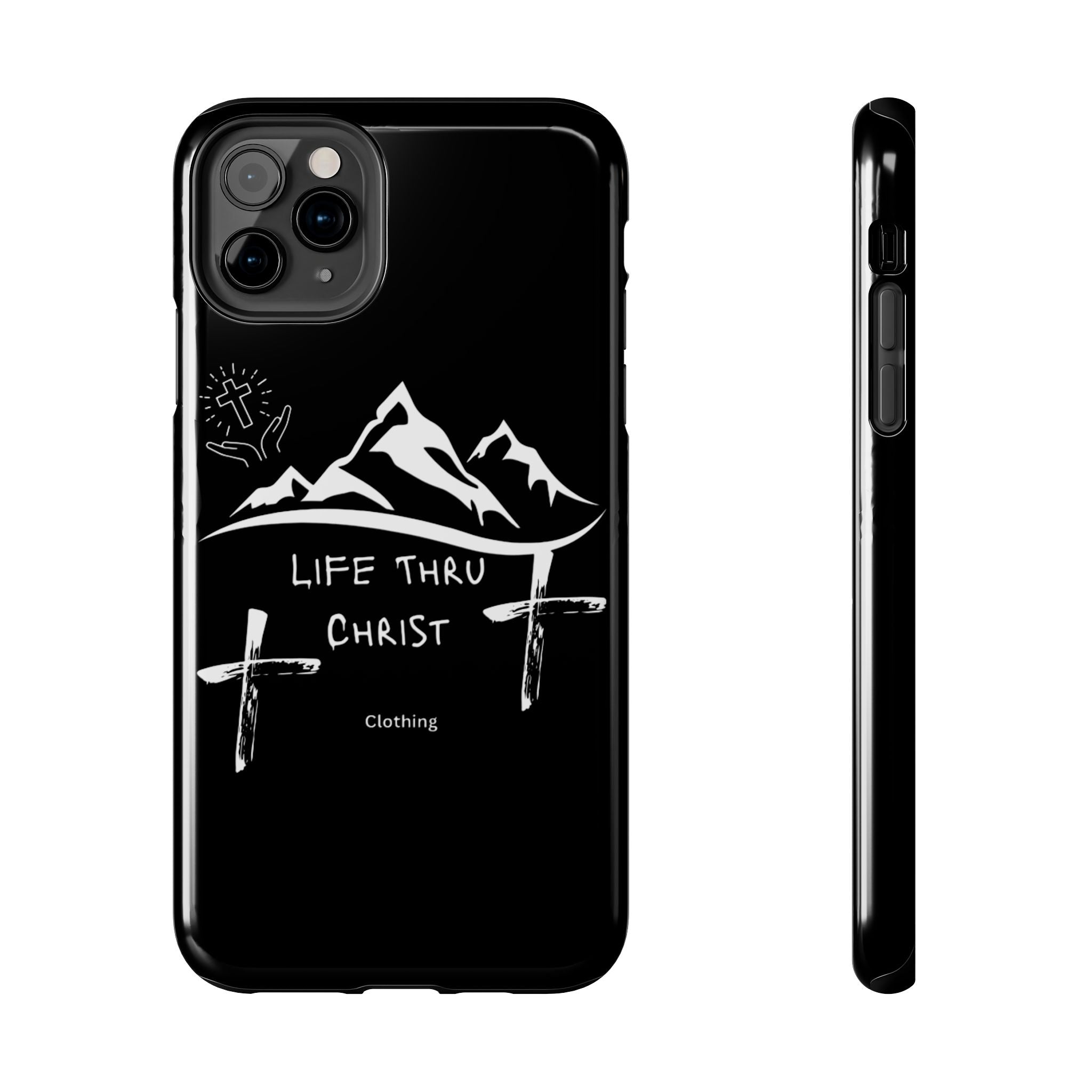 Life Thru Christ Black Phone Case