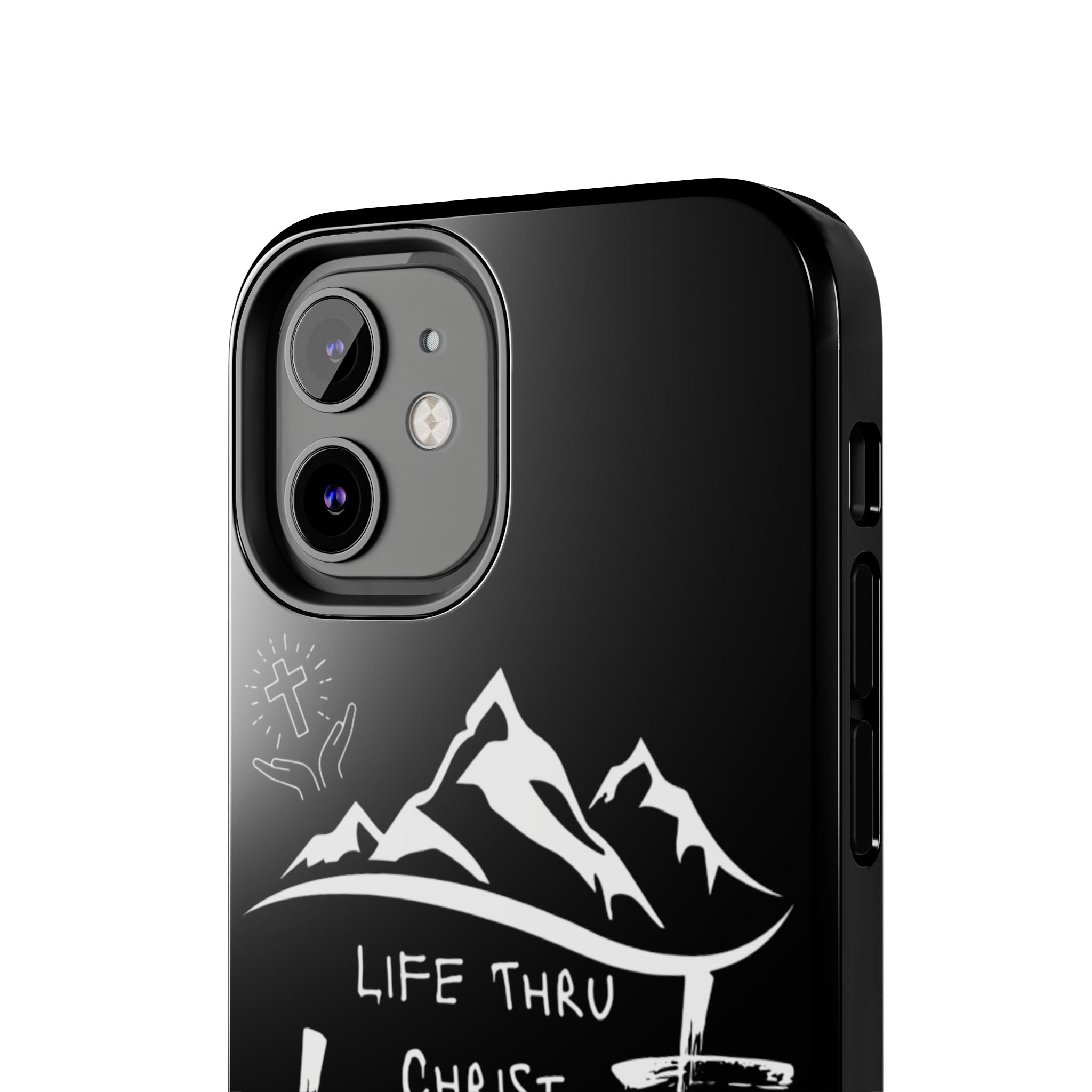 Life Thru Christ Black Phone Case