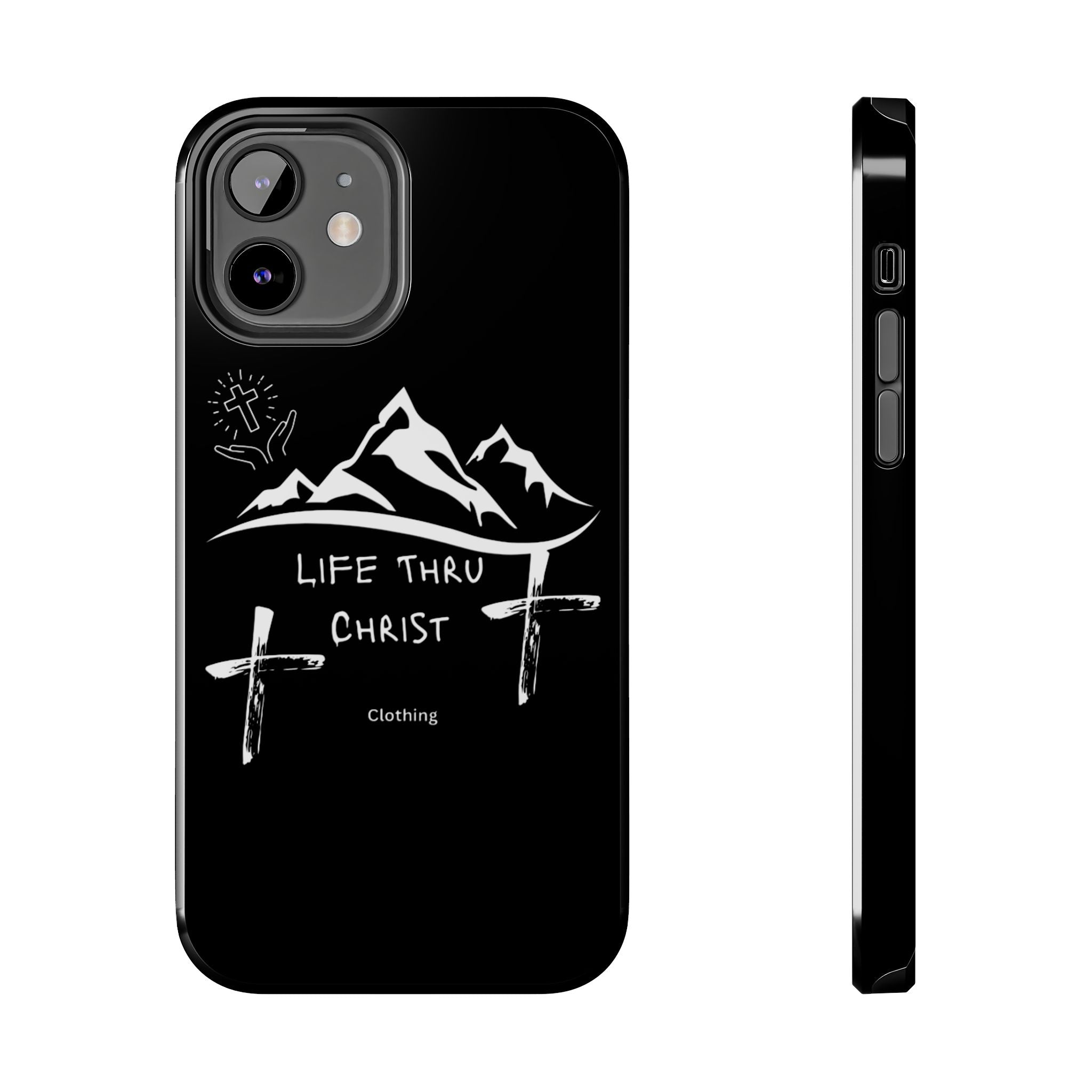 Life Thru Christ Black Phone Case