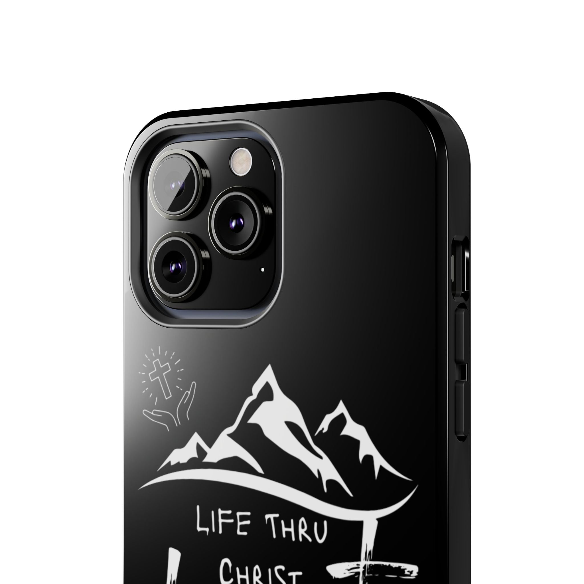 Life Thru Christ Black Phone Case