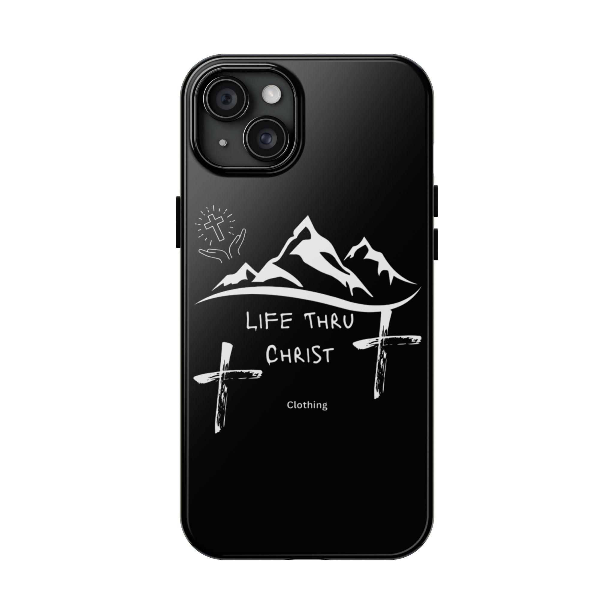 Life Thru Christ Black Phone Case