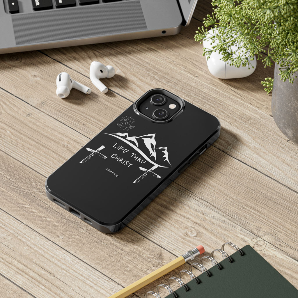 Life Thru Christ Black Phone Case