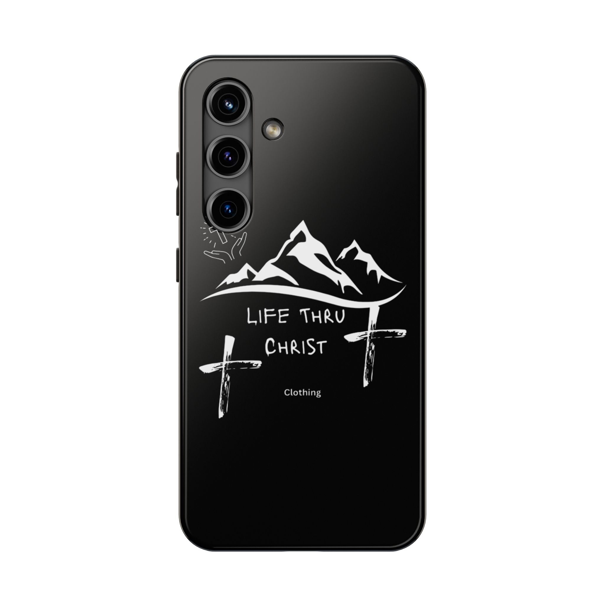 Life Thru Christ Black Phone Case