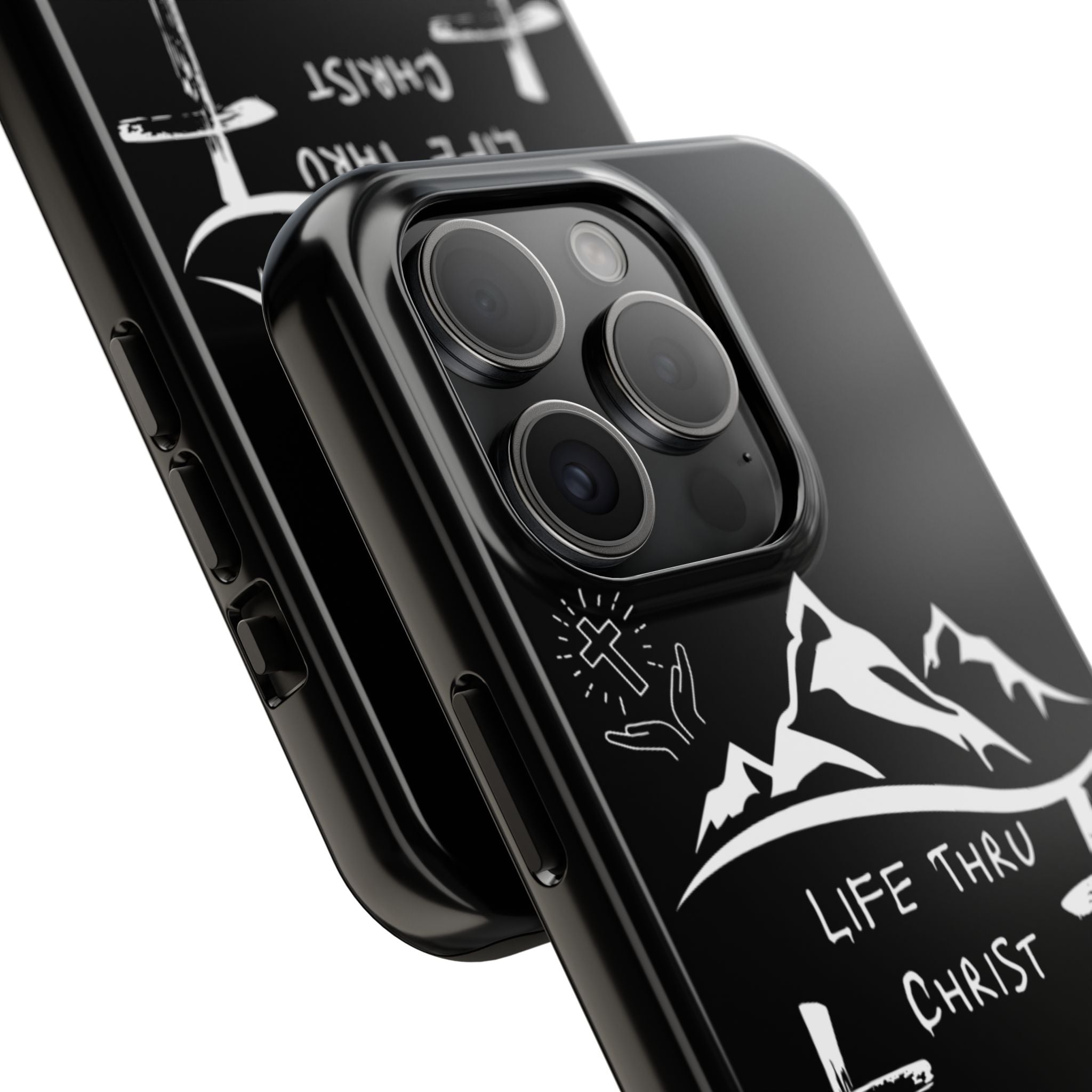Life Thru Christ Black Phone Case