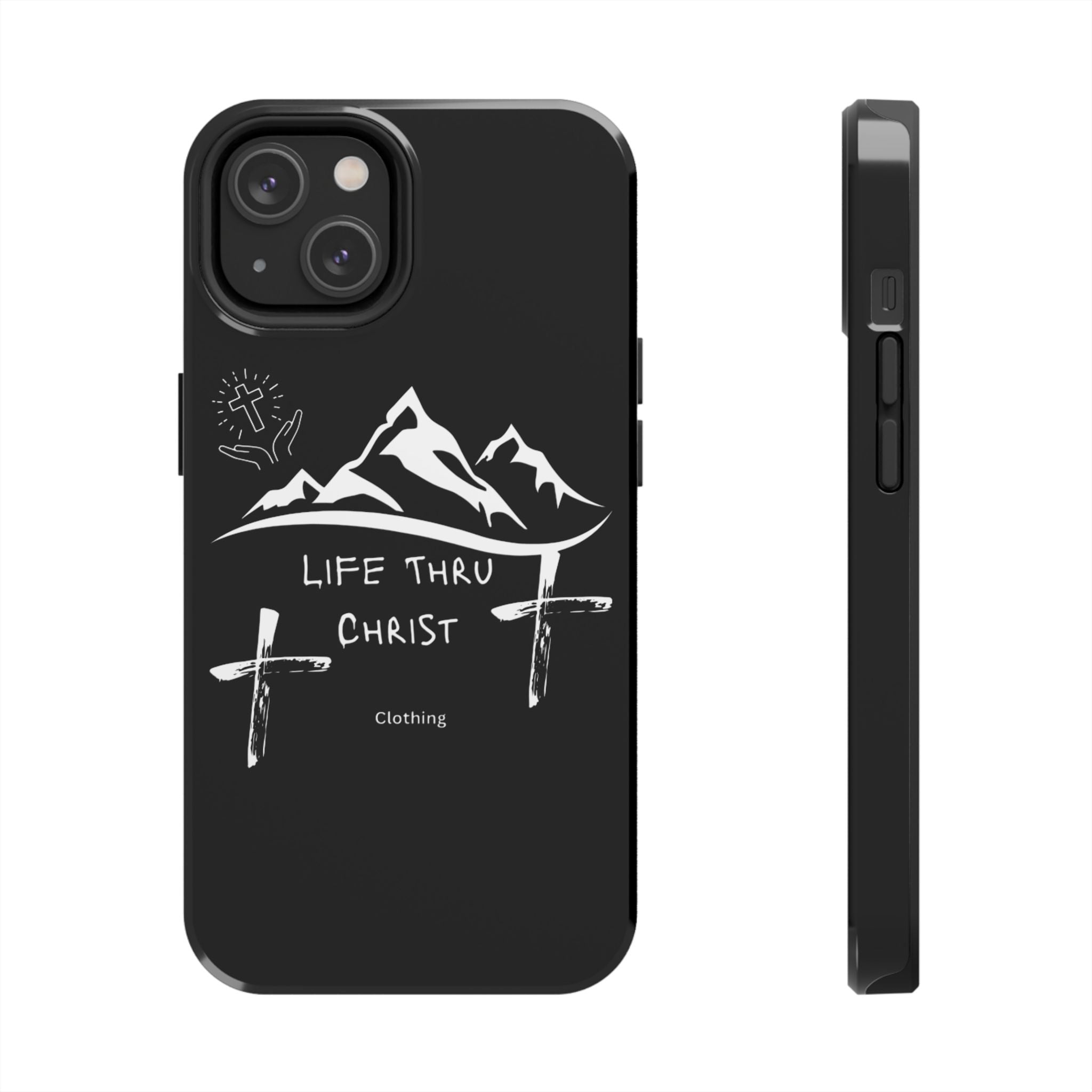 Life Thru Christ Black Phone Case
