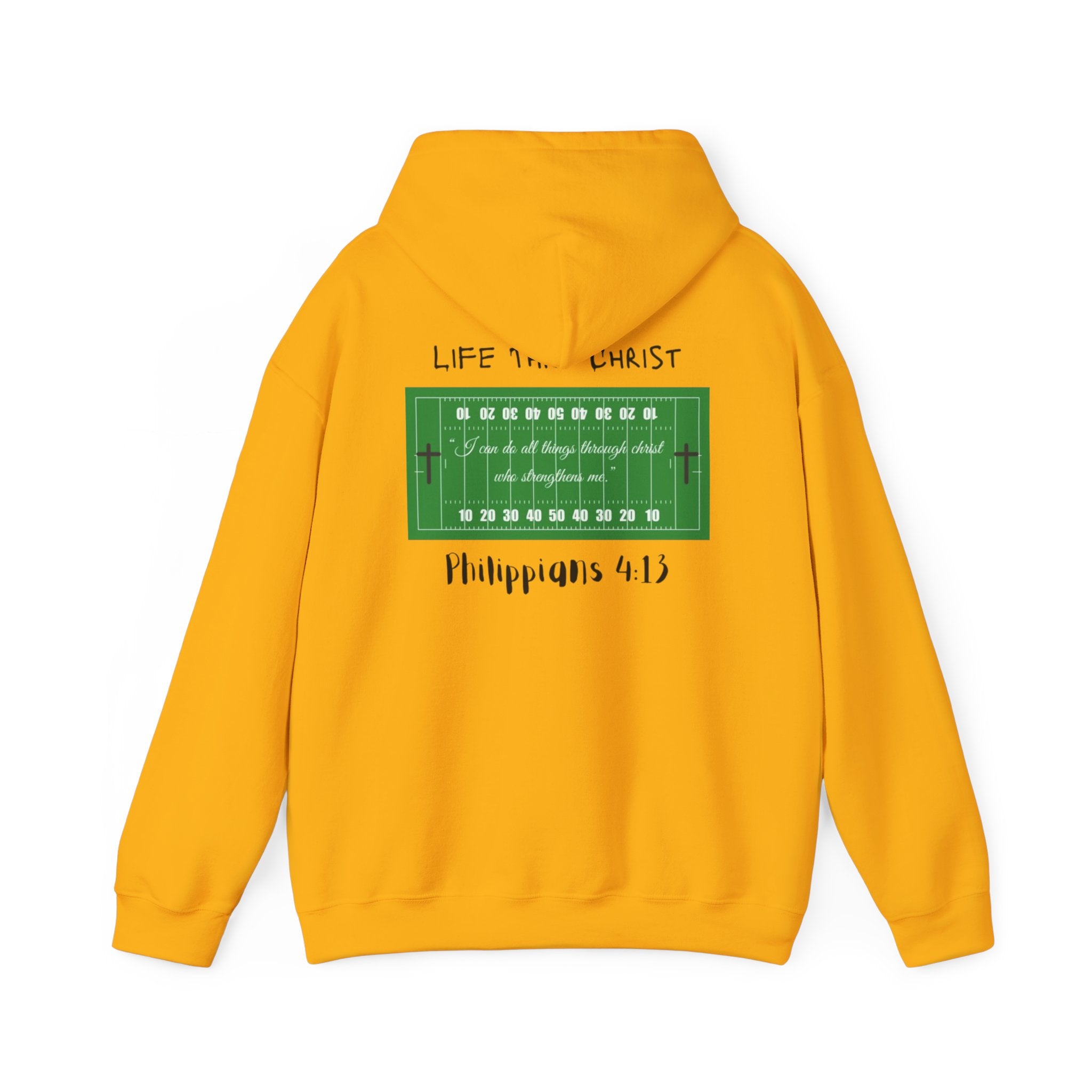 Life Thru Christ Football Hoodie