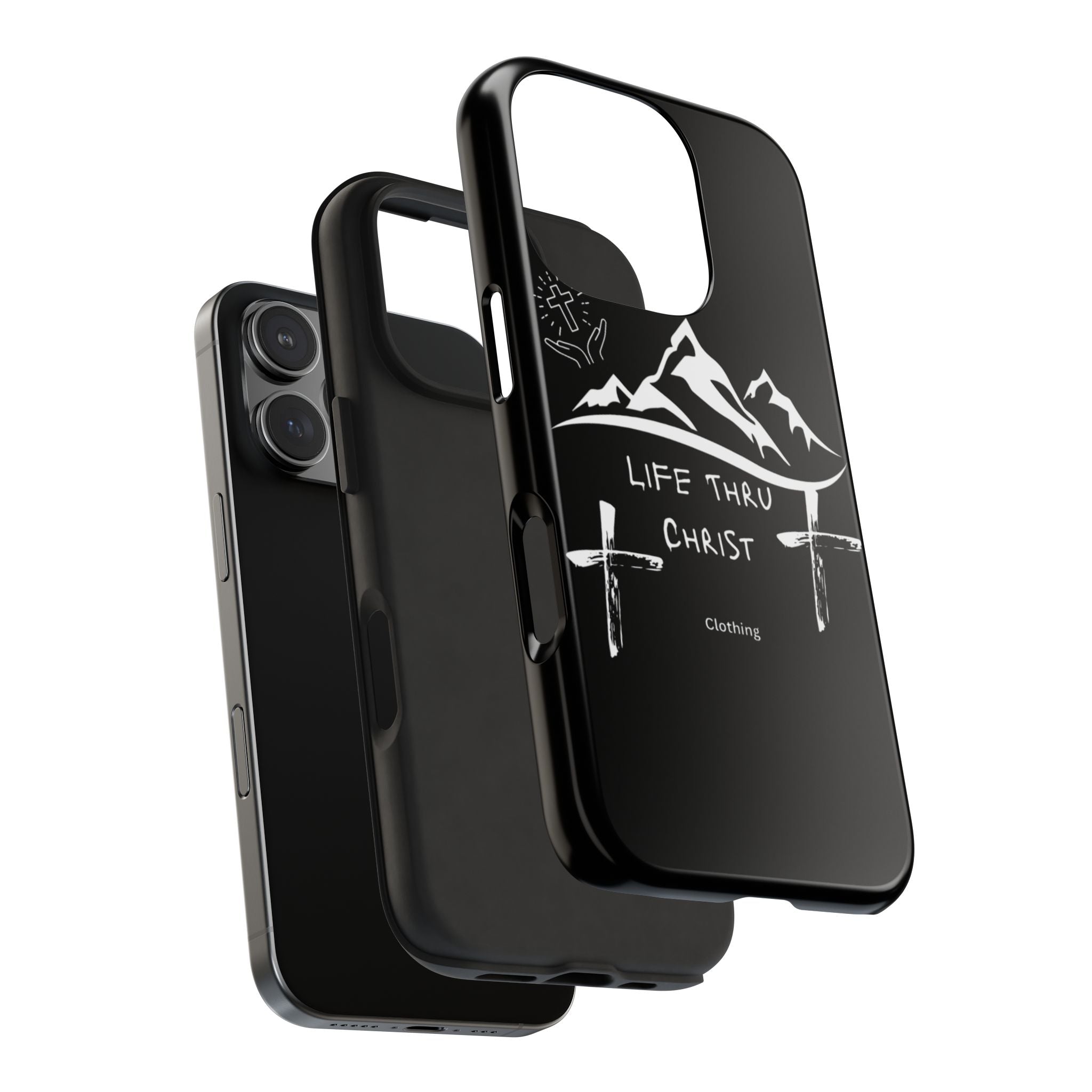 Life Thru Christ Black Phone Case