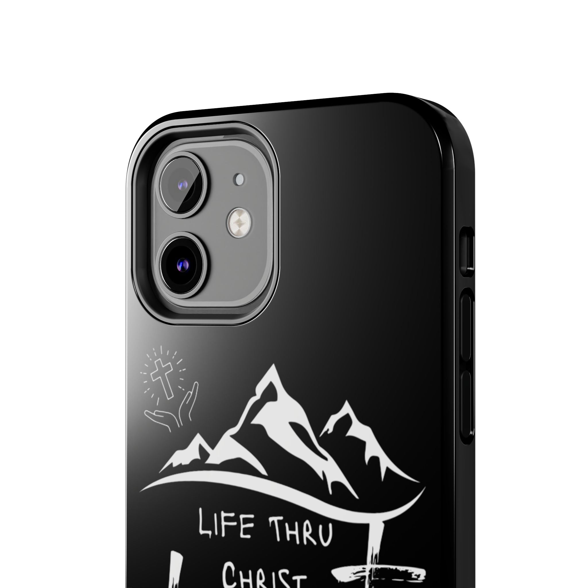 Life Thru Christ Black Phone Case