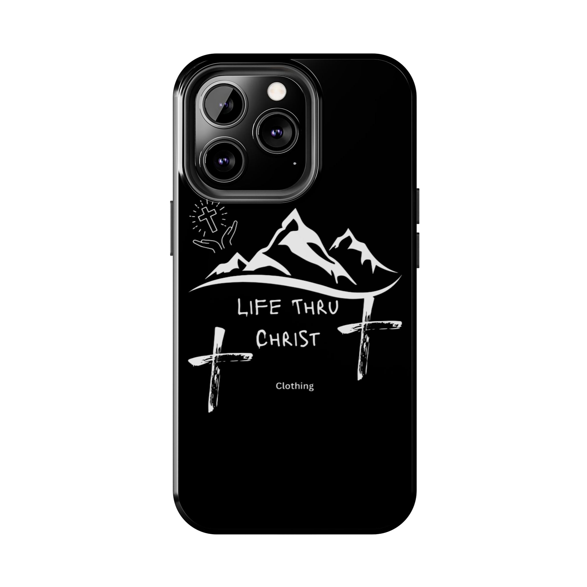 Life Thru Christ Black Phone Case