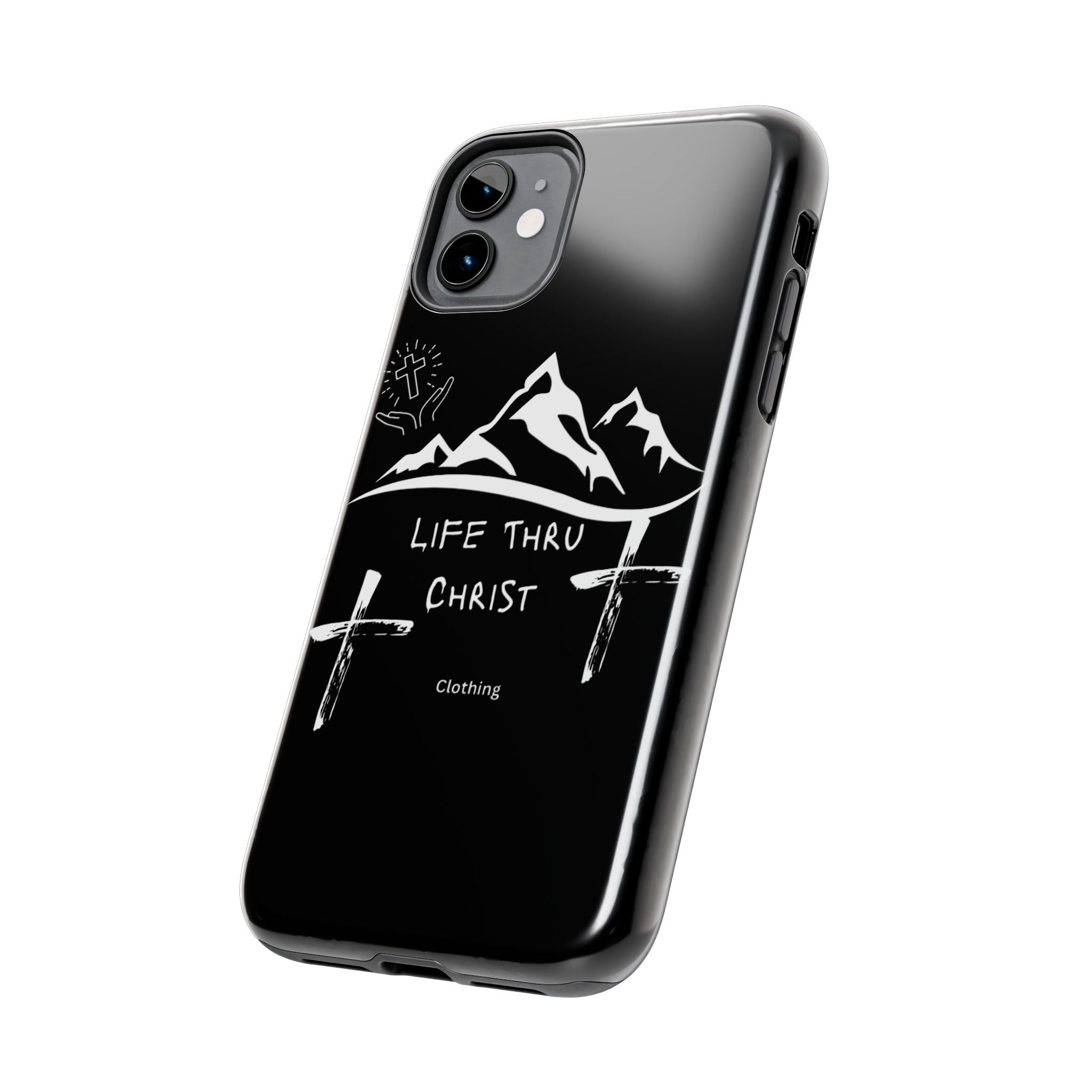 Life Thru Christ Black Phone Case