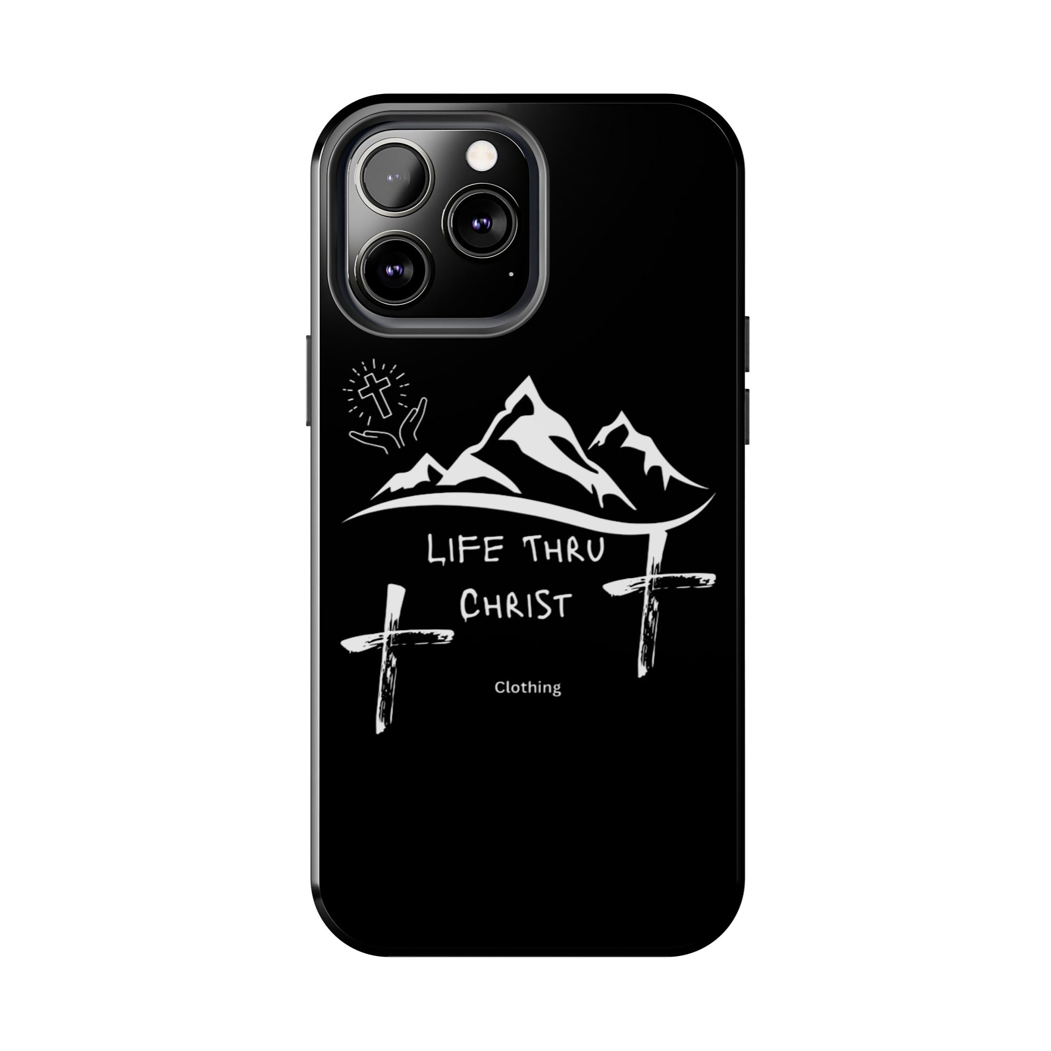 Life Thru Christ Black Phone Case