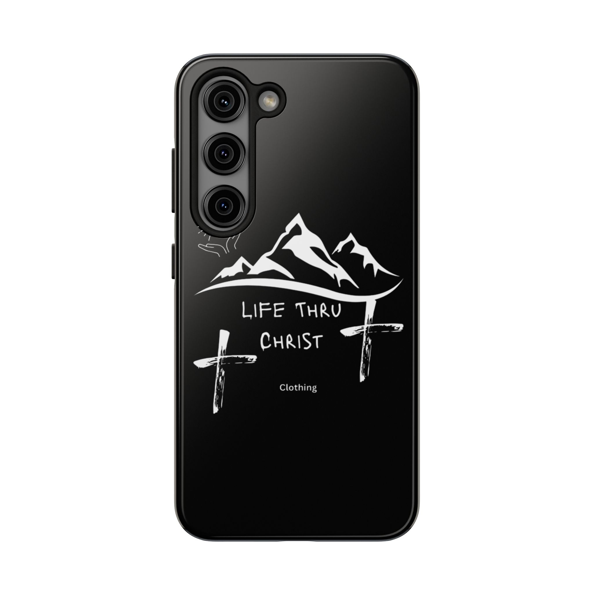 Life Thru Christ Black Phone Case