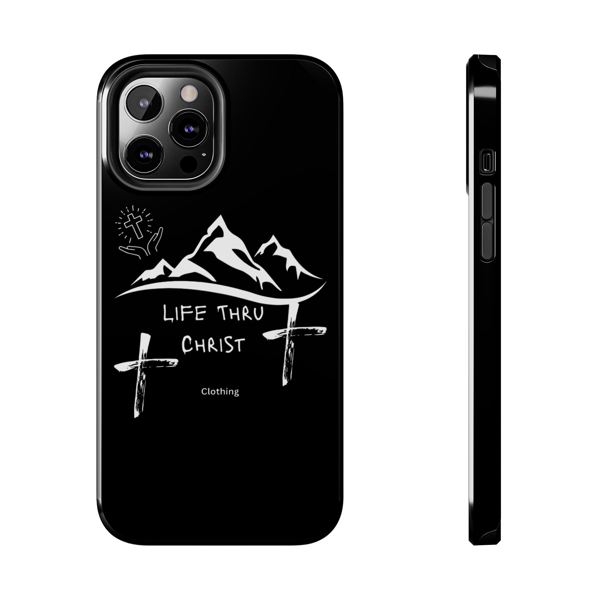 Life Thru Christ Black Phone Case