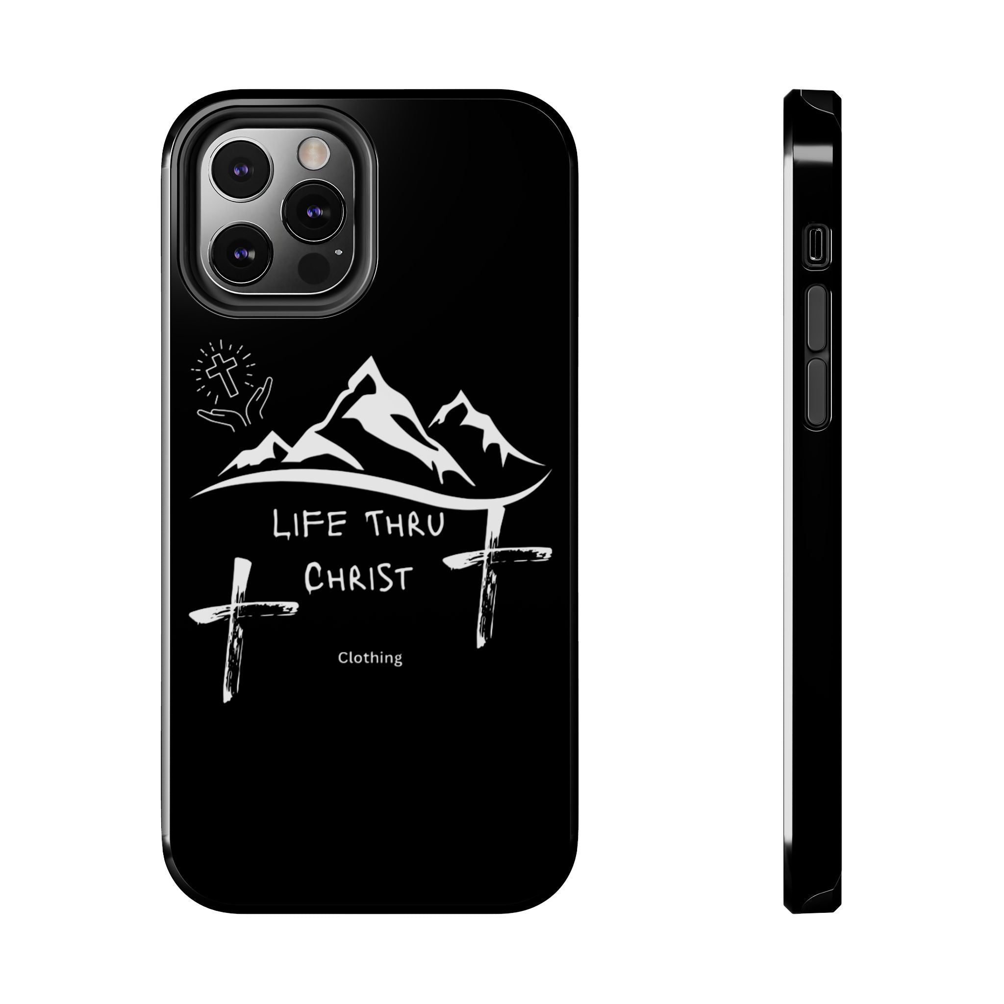 Life Thru Christ Black Phone Case